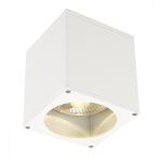 SLV Big Theo Soffitto Faretti Aluminium Bianca | Esterni - IP44 - Adatto per 1x GU10 Max. 75W - Dimmerabile