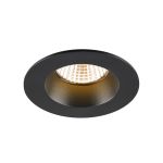 SLV New Tria 68 Faretti Aluminium Nero Il Giro 8.3W 460lm 38D - 927 Bianco Molto Caldo | Ritaglio 68mm -  Miglior Resa Cromatica - Dimmerabile 