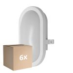 Confezione Multipack 6x Ledvance Bulkhead LED Bianca 11W - 840 