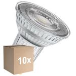 Confezione Multipack 10x Ledvance Faretti LED GU10 PAR16 6.1W 575lm 60D - 940 Bianco Freddo | Miglior Resa Cromatica - Dimmerabile - Sostitutiva 80W