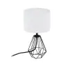 Eglo Lampada Da Tavolo Carlton 2 Acciaio Nero | IP20 - Adatto per 1x E14 
