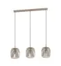 Eglo Luce Pendente Romazzina Acciaio Levigato | IP20 - Adatto per 3x E27 