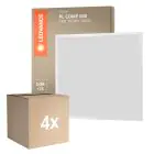 Confezione Multipack 4x Ledvance Pannello a LED Compatto Aluminium Bianca 33W 3630lm - 830 Luce Calda | 60x60cm